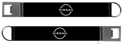 Imagen de LLAVERO DESTAPADOR NISSAN TELA NEGRO
