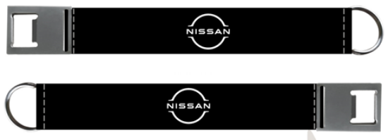 Imagen de LLAVERO DESTAPADOR NISSAN TELA NEGRO