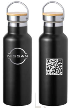 Imagen de BOTELLA TERMICA NISSAN NEGRA 500ML