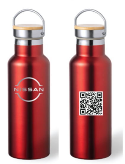 Imagen de BOTELLA TERMICA NISSAN ROJA 500ML