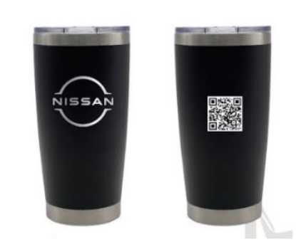 Imagen de VASO NISSAN TERMICO 20OZ NEGRO
