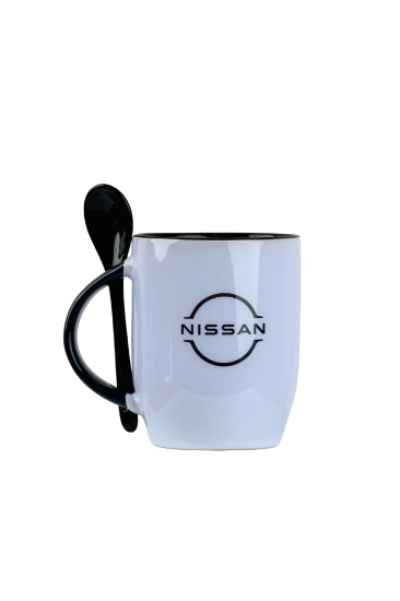 Imagen de TAZA NISSAN BLANCA CUCHARILLA
