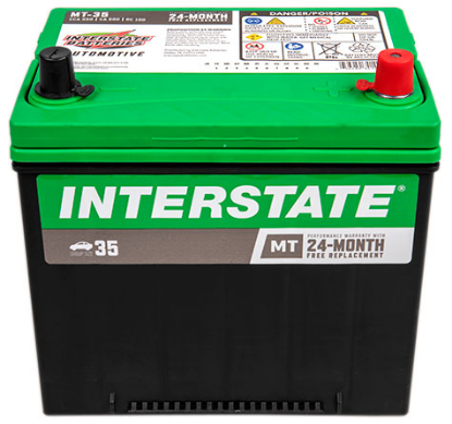 Imagen de BATERIA INTERSTATE 55D23 580CCA -/+