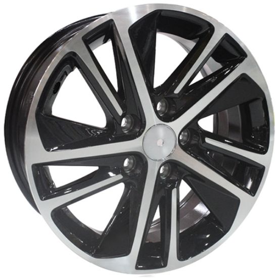 Imagen de ARO RUEDA 16 X 6.5 NEGRO BITONO